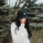 Three Tree Dad Hat - Black - The Montana Scene