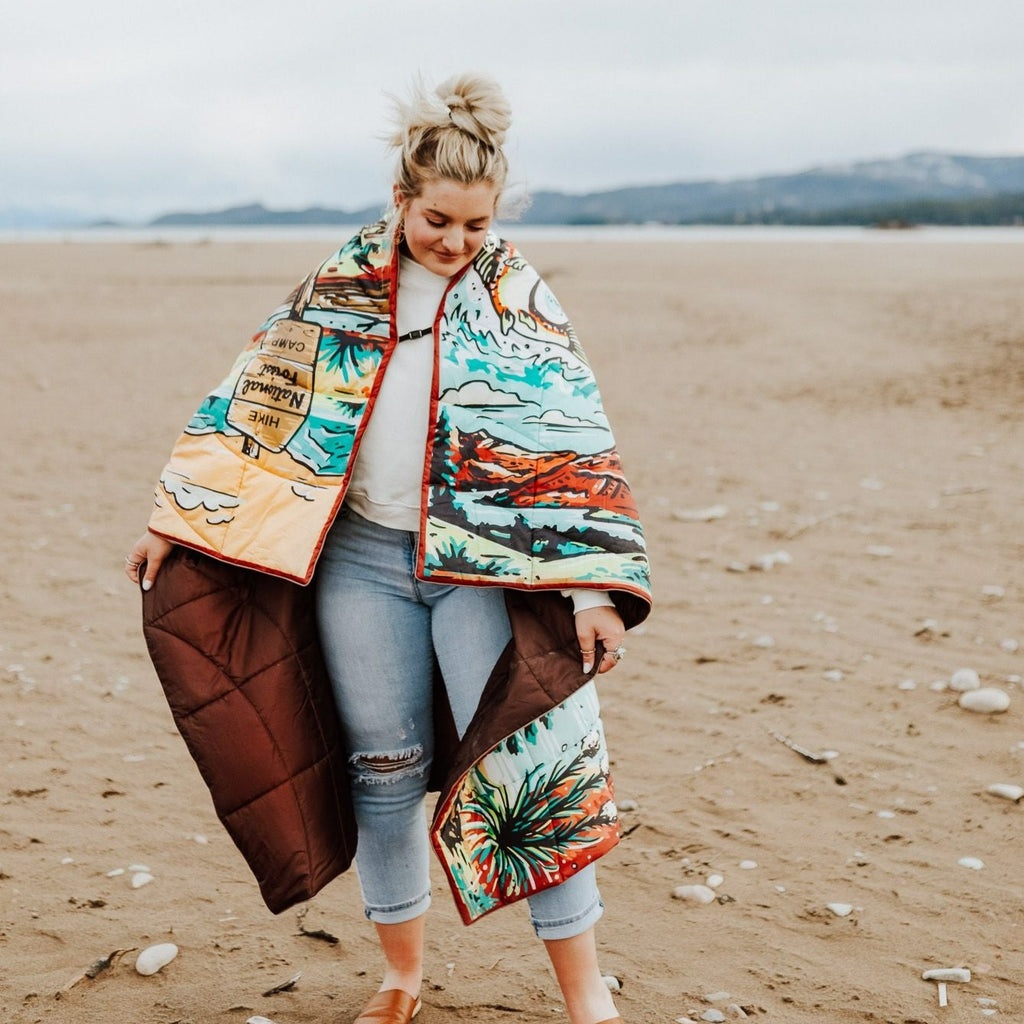 National Forest Outdoor Blanket - The Montana Scene