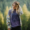 Flower Meadow Unisex Tee - Wine