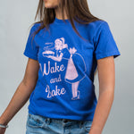 Wake and Bake Unisex Tee - Periwinkle