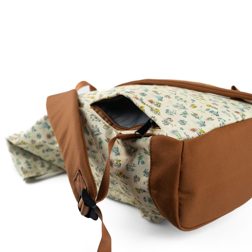 Adventure Backpack - Spring Floral Cream - The Montana Scene