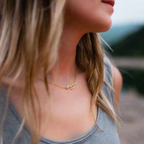 Mountain Girl Necklace - Gold
