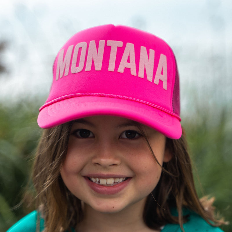 Montana Foam Kids Trucker - Hot Pink