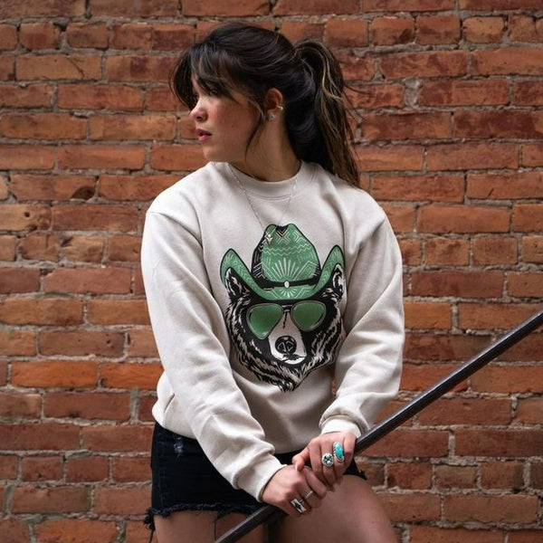 Hey Bear Unisex Pullover - Bone - The Montana Scene