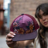 Fine Line Floral Unisex Truckers - The Montana Scene