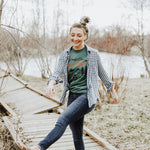 Road Trippin Unisex Tee - Blue Spruce - The Montana Scene