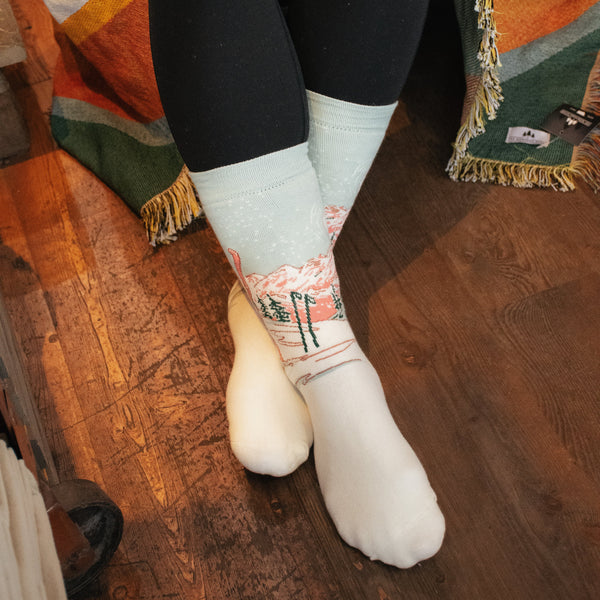 Moonlight Ski Socks - The Montana Scene