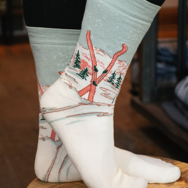 Moonlight Ski Socks - The Montana Scene