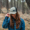 Montana Scene Tree Trucker - Green