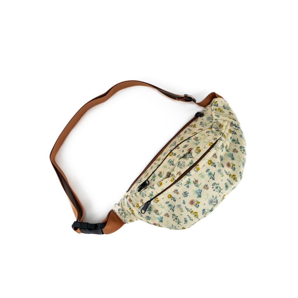 Belt Bag - Spring Floral Cream - The Montana Scene