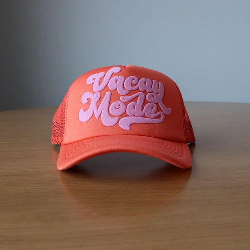 Vacay Mode Foam Trucker - Orange