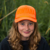 Montana Foam Kids Trucker - Orange - The Montana Scene