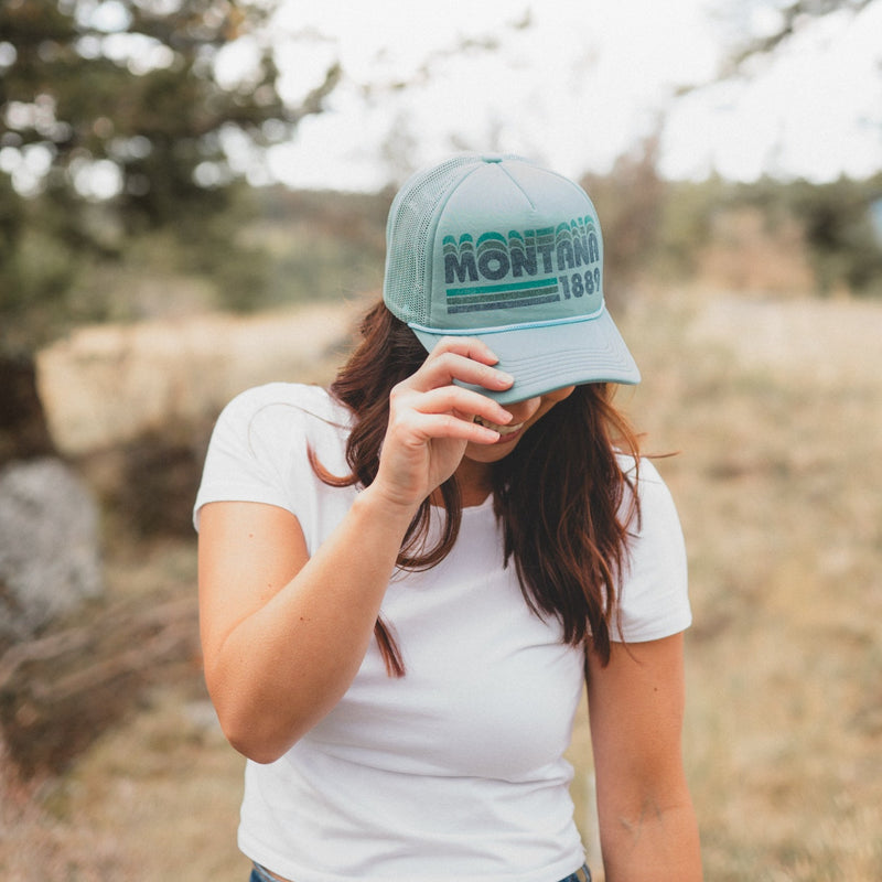 Montana Retro Foam Trucker - Mint 