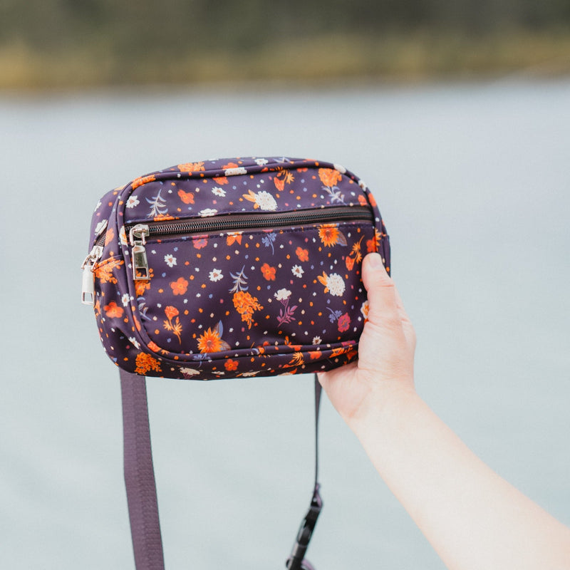 Belt Bag - Plum Floral