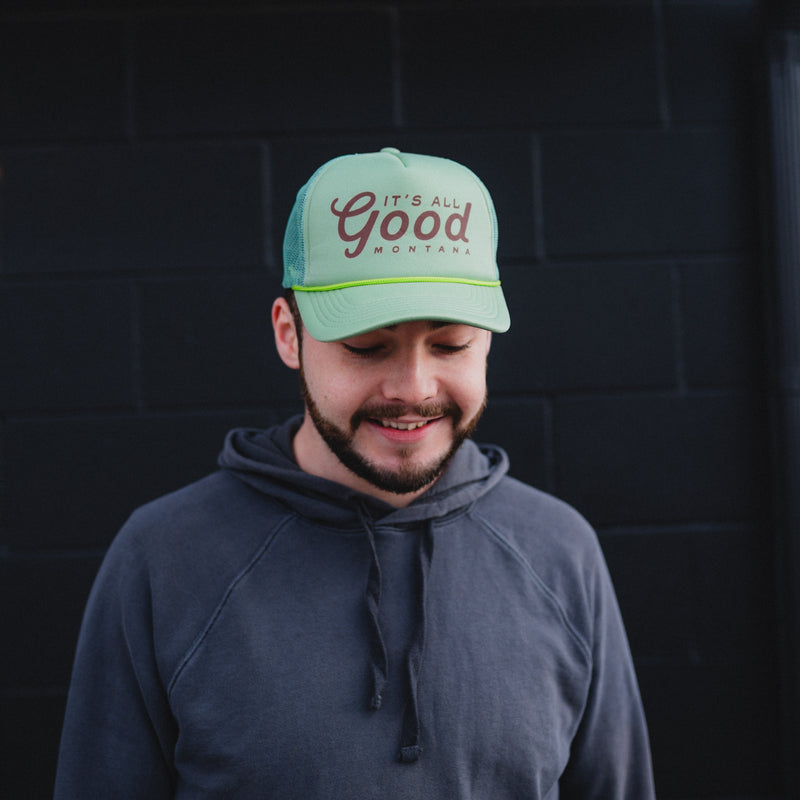 It's All Good Montana Foam Trucker - Mint