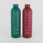 Montana Water Bottle - Maroon - The Montana Scene