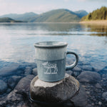 Montana Moose Ceramic Mug - Blue