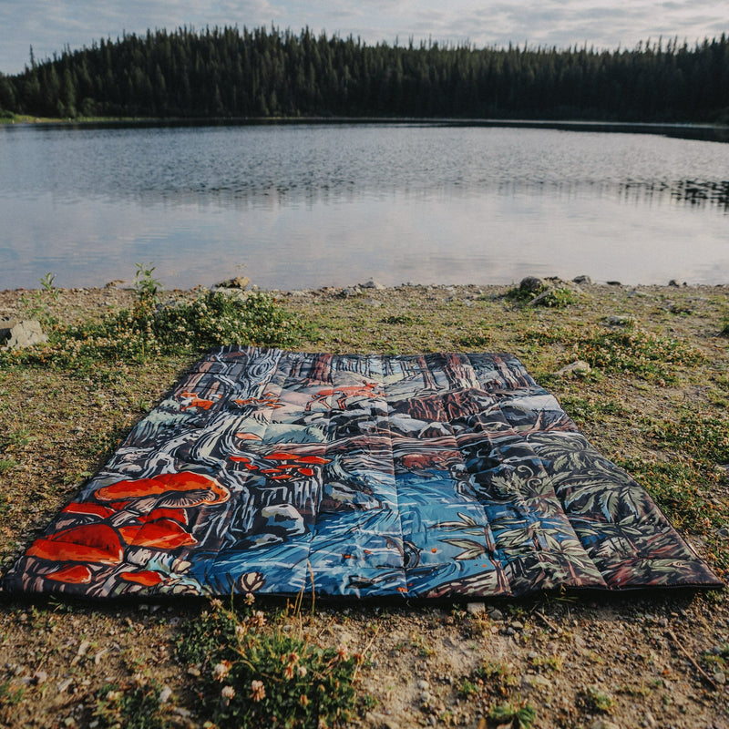 Forest Friends Outdoor Picnic Blanket - The Montana Scene