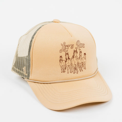 Let's Ride Foam Trucker - Tan