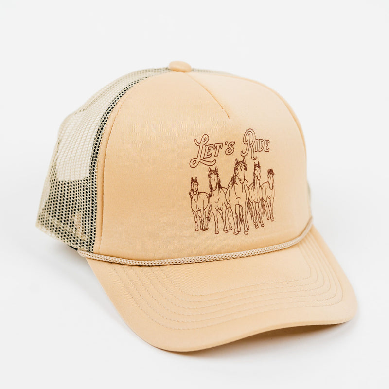 Let's Ride Foam Trucker - Tan