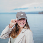 Three Tree Dad Hat - Khaki Green - The Montana Scene