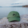 Three Tree Dad Hat - Green - The Montana Scene