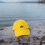 Three Tree Dad Hat - Yellow - The Montana Scene