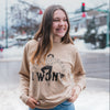 The Hell I Won't Unisex Pullover - Sand - The Montana Scene
