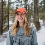 Three Tree Dad Hat - Rust - The Montana Scene