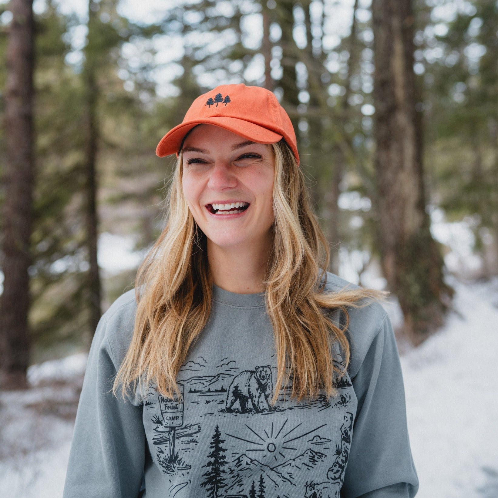 Laurra Rust Three Tree Dad Hat - Rust | The Montana Scene