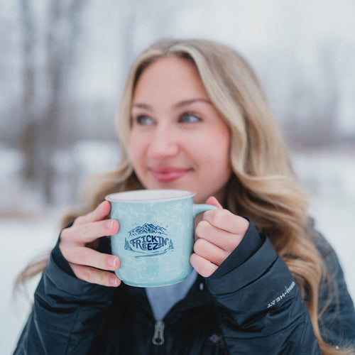 Frickin Freezin Mug - Light Blue - The Montana Scene