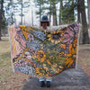 Flower Meadow Knit Blanket - The Montana Scene