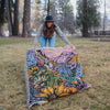 Flower Meadow Knit Blanket - The Montana Scene