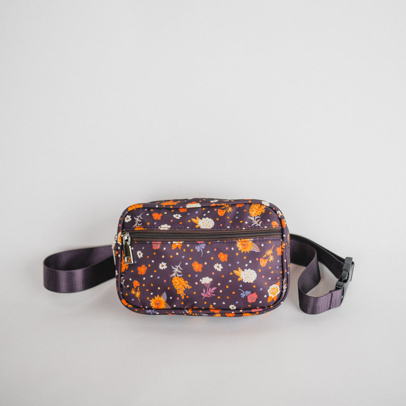 Belt Bag - Plum Floral