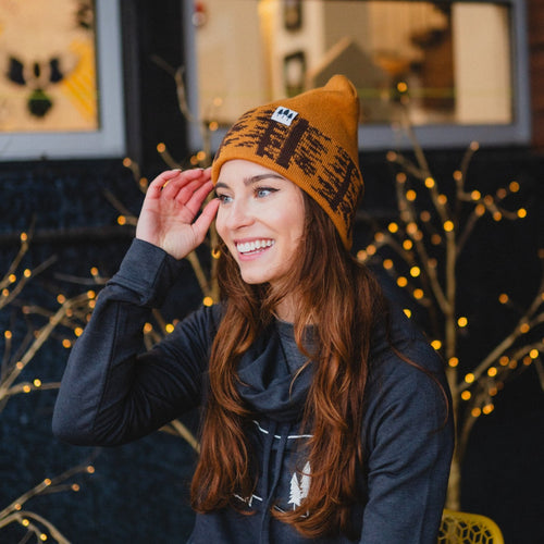 Woodland Beanie - Amber - The Montana Scene