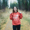 Wild & Free Unisex Pullover - Pigment Amber - The Montana Scene