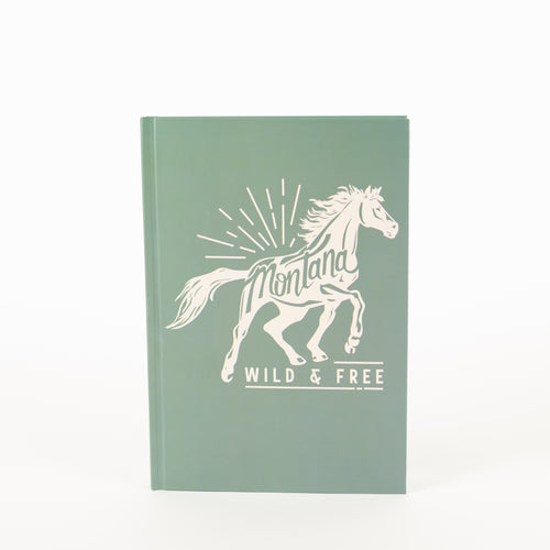 Wild & Free Notebook - Sage - The Montana Scene