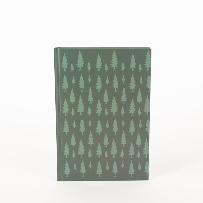 Pine Trees Notebook - Forest Green