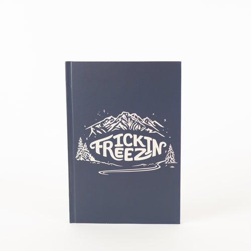 Frickin Freezin Notebook - Navy