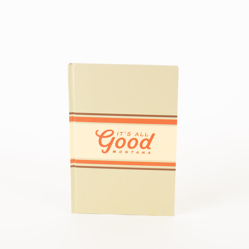 It's All Good Montana Notebook - Retro Stripe