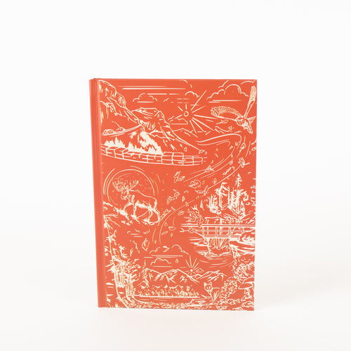 Mystic Moose Notebook - Burnt Orange