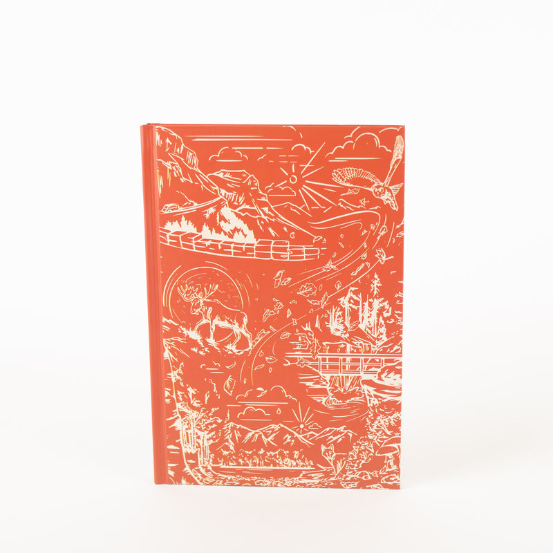 Mystic Moose Notebook - Burnt Orange
