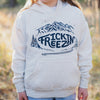 Frickin Freezin Kids Hoodie - Heather Natural - The Montana Scene