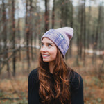 Woodland Beanie - Purple - The Montana Scene