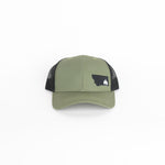 Montana Scene Tree Trucker - Green