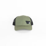 Montana Scene Tree Trucker - Green - The Montana Scene