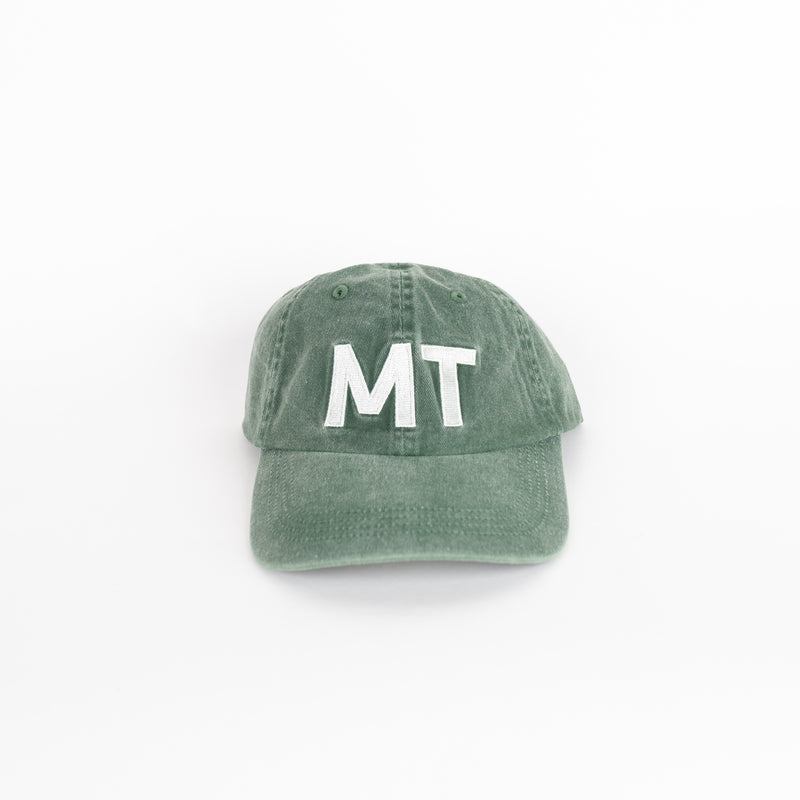 MT Dad Hat - Green - The Montana Scene