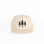 Big Three Tree Snapback - Cream