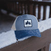 Tri Tone Tree Trucker - Grey/Blue