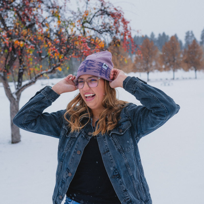 Woodland Beanie - Purple